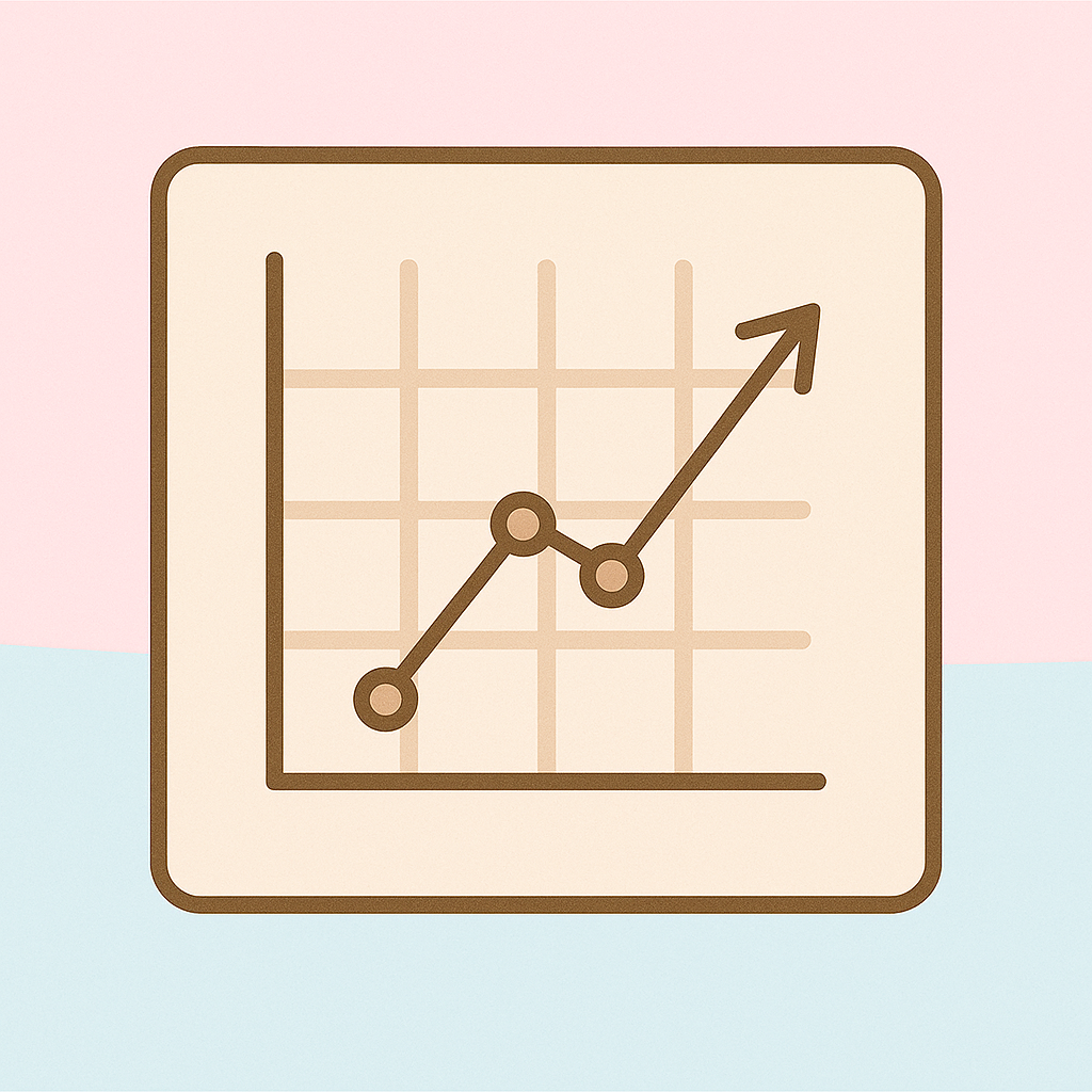 Dekorace růstový graf